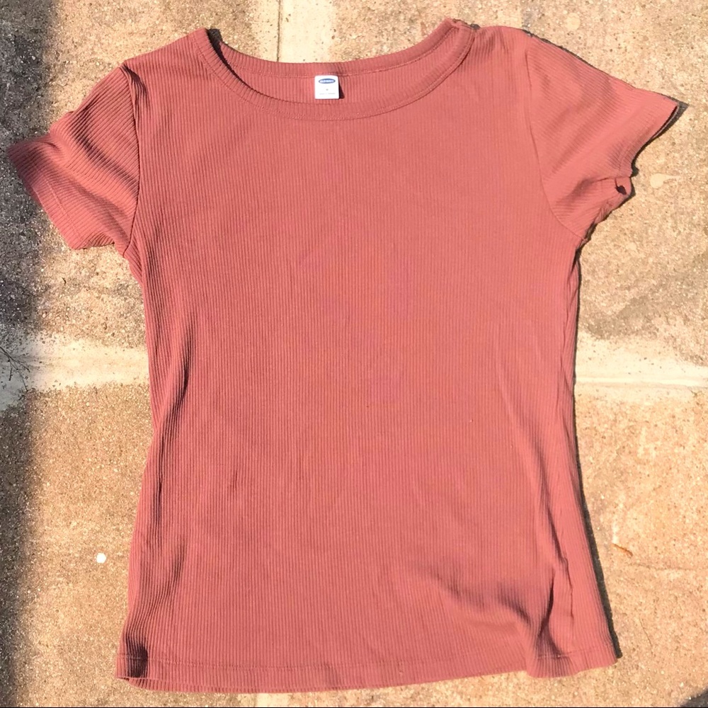 Old Navy Ribbed Women’s Shirt Tight Fitted